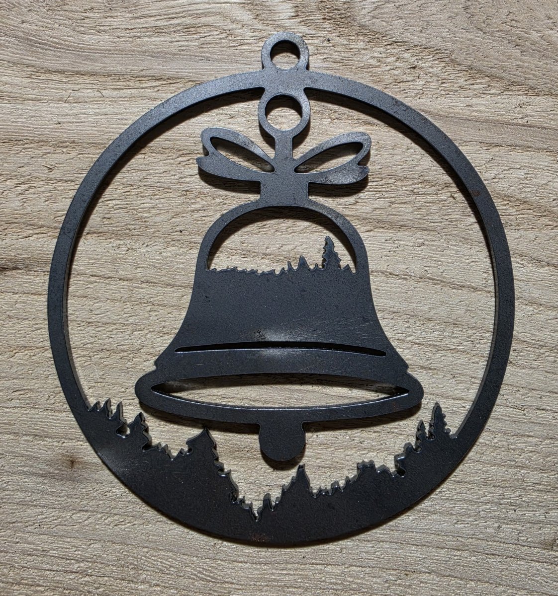 Christmas Bell Metal Ornament